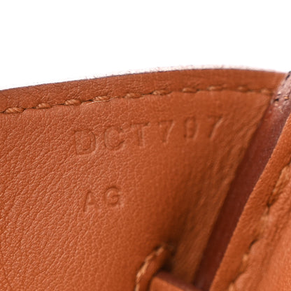 Hermes Swift Epsom Tressage Birkin 30 Gold Bleu de Nord Bleu Indigo 7 of 11
