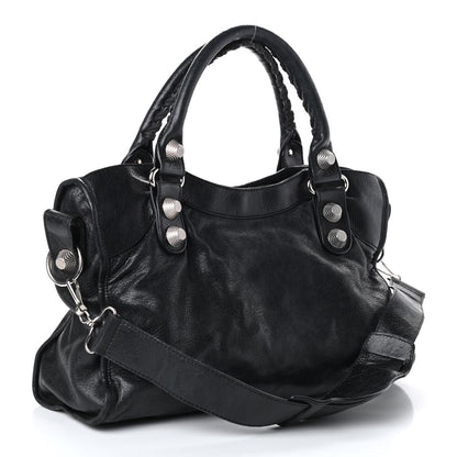 Balenciaga Agneau Giant 21 Silver Hardware City Black 3 of 9