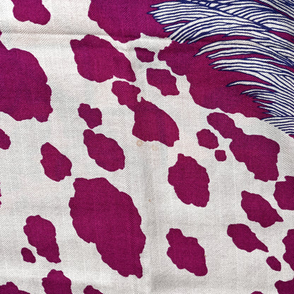 Hermes Cashmere Silk Appaloosa Des Steppes Shawl 140 5 of 5