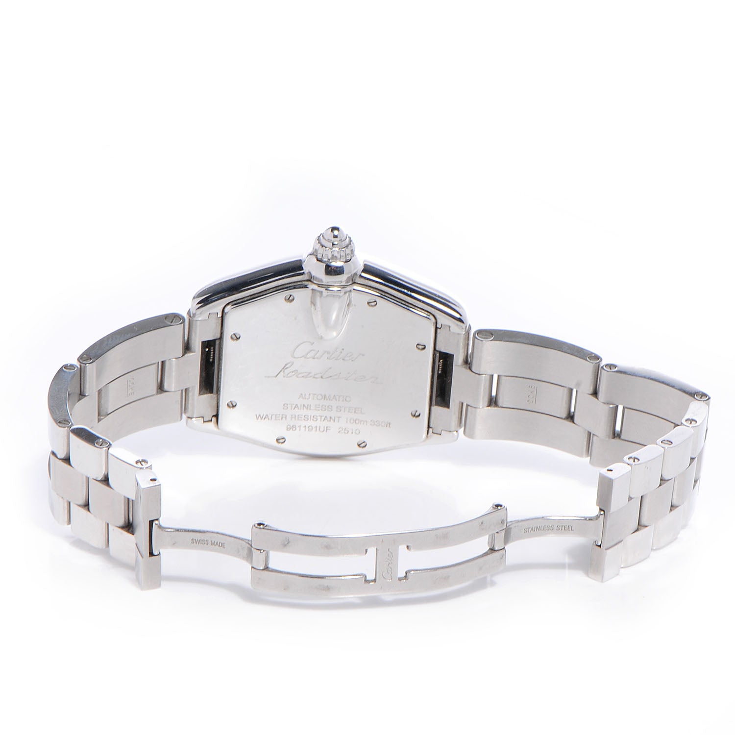 Cartier Stainless Steel 37mm Roadster Automatic Watch 4 of 7
