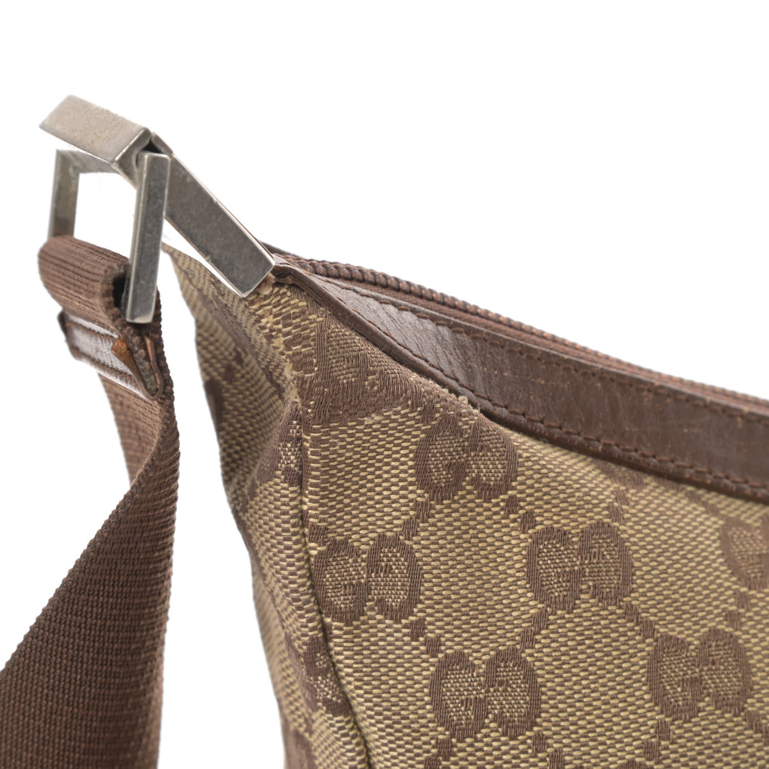 Gucci Monogram Small Hobo Dark Brown 14 of 17