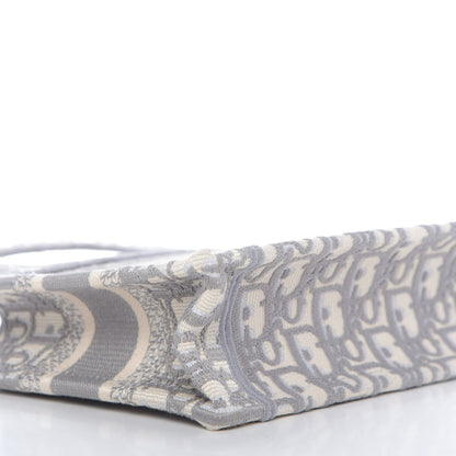 Christian Dior Oblique Mini Book Tote Grey Multicolor 6 of 9