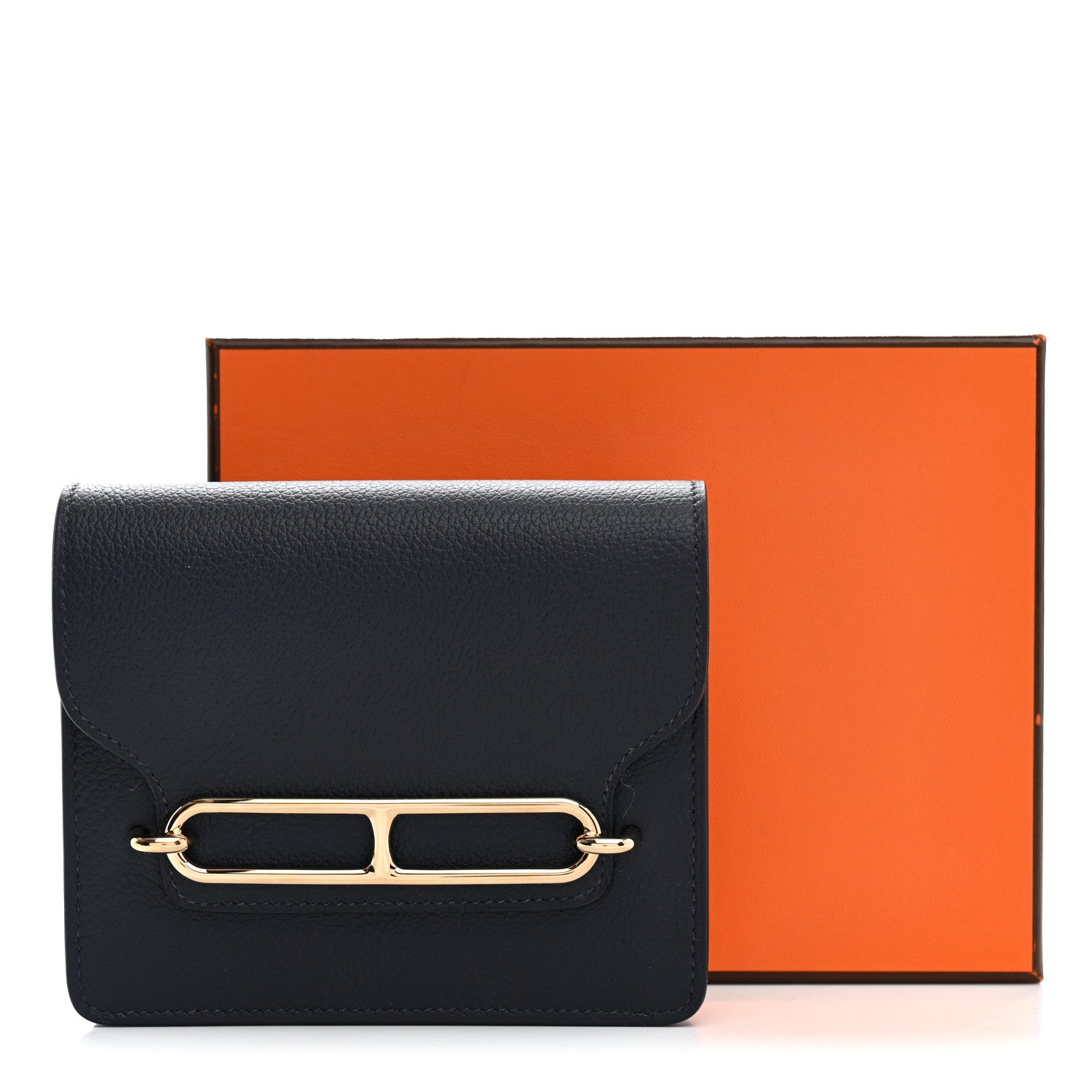 Hermes Evercolor Roulis Slim Wallet Bleu Nuit 9 of 9