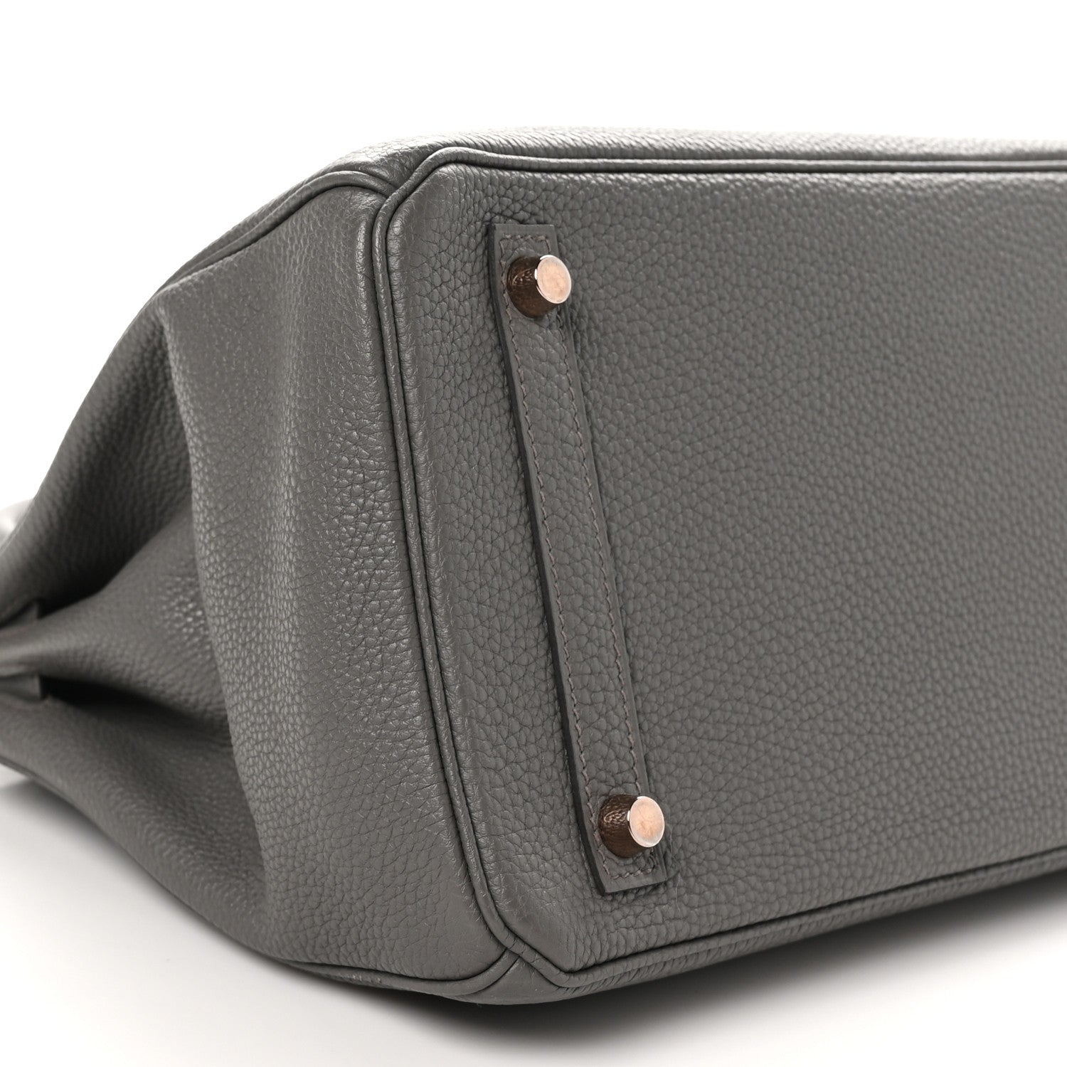 Hermes Togo BIRKIN 30 Etain 9 of 12