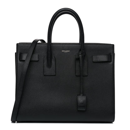 Saint Laurent Grained Calfskin Small Sac De Jour Black 1 of 16