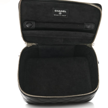 Chanel Lambskin Quilted Jewelry Case Black 6 of 12
