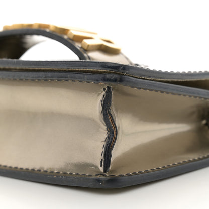 Christian Dior Metallic Calfskin J'Adior Mini Chain Flap Bag Silver 10 of 12