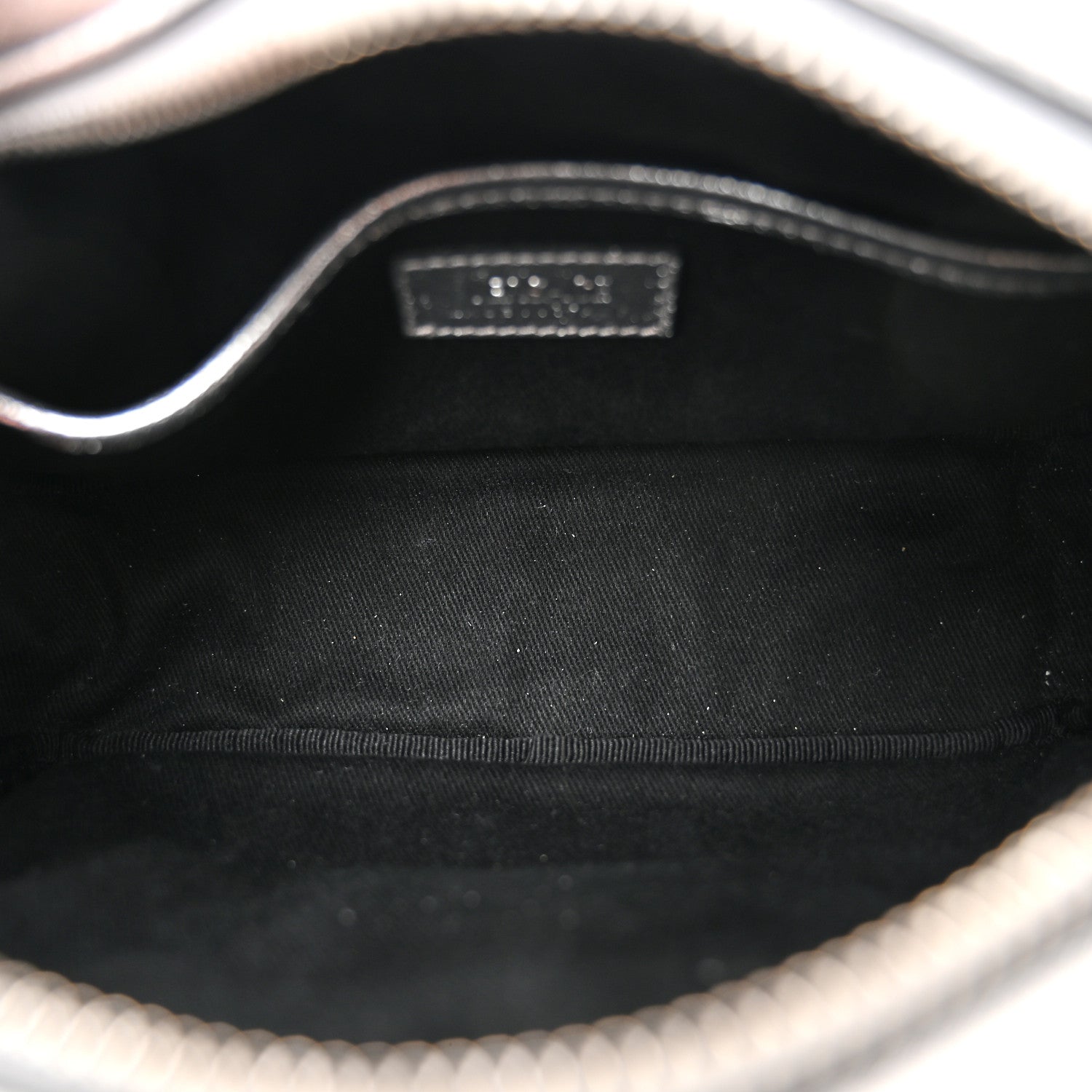 Versace Metallic Nappa Quilted Virtus Mini Camera Bag Silver 5 of 10