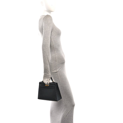 Hermes Epsom Kelly Sellier 25 Black 2 of 11