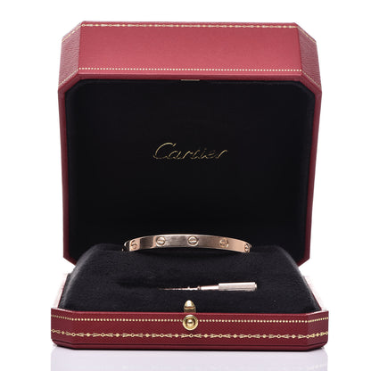 Cartier 18K Pink Gold LOVE Bracelet 17 6 of 6
