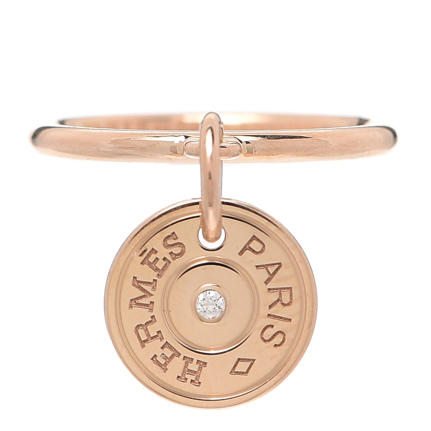 18K Rose Gold Diamond Gambade Ring 47 4
