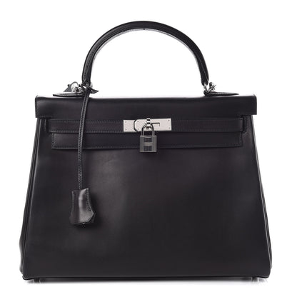 Hermes Evercalf Kelly Retourne 32 Black 1 of 42