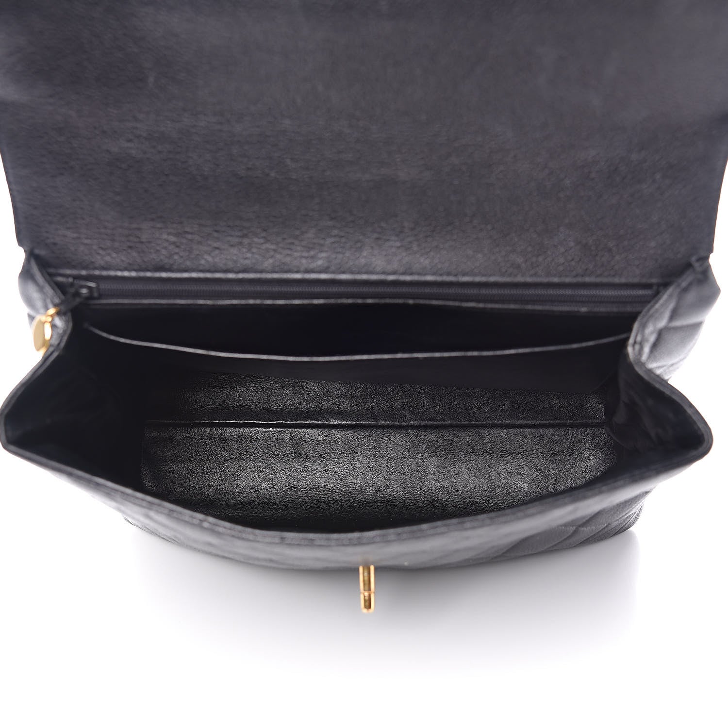 Chanel Caviar Quilted Jumbo Kelly Flap Black 5 of 13