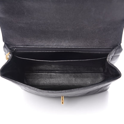 Chanel Caviar Quilted Jumbo Kelly Flap Black 5 of 13