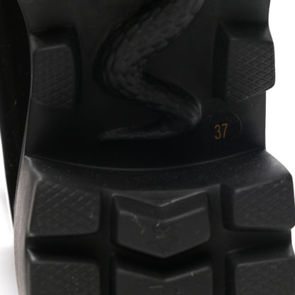 Gucci Rubber Horsebit Knee High Boots 37 Black 8 of 9