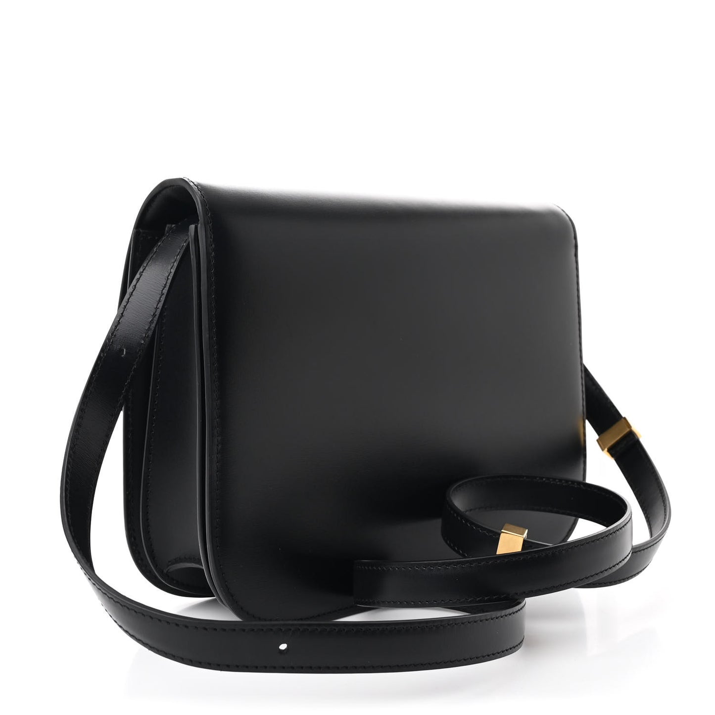 Box Calfskin Medium Classic Box Flap Black