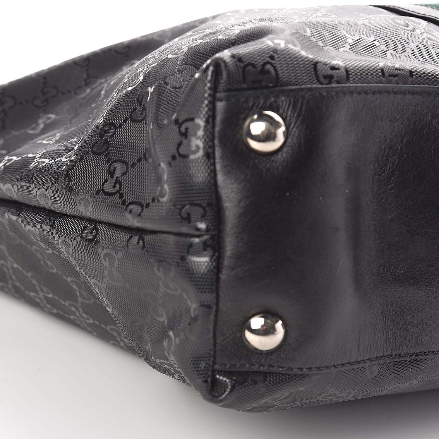Gucci Imprime Monogram Web 500 Tote Black 12 of 15