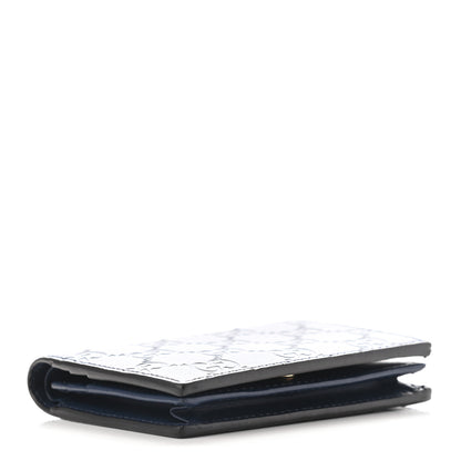 Gucci Guccissima Card Case Wallet Blue 4 of 8