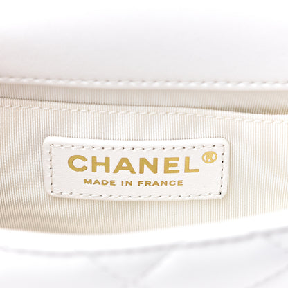 Chanel Lambskin Quilted Small My Precious Flap White 5 of 10