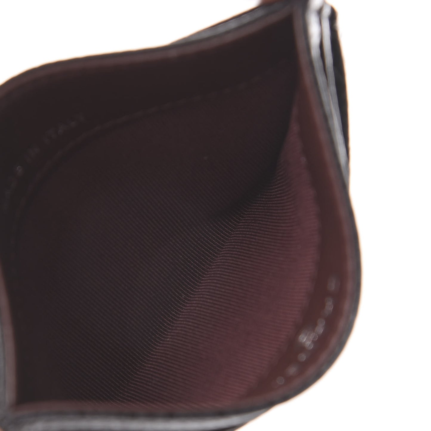 Caviar Quilted Card Holder Black