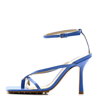 Bottega Veneta Lambskin Stretch Multi Strap 90mm Sandals 37 Aquarium 1 of 9