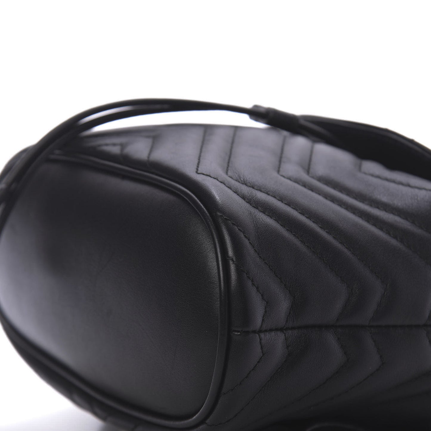 Calfskin Matelasse GG Marmont Flap Backpack Black