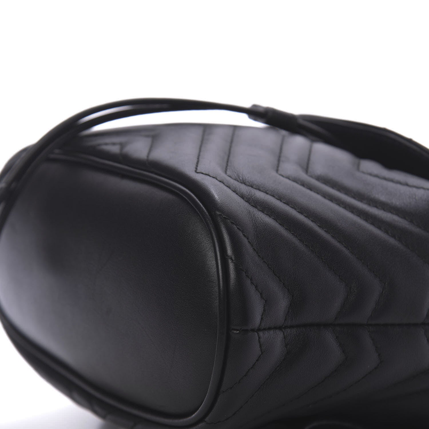 Gucci Calfskin Matelasse GG Marmont Flap Backpack Black 6 of 10