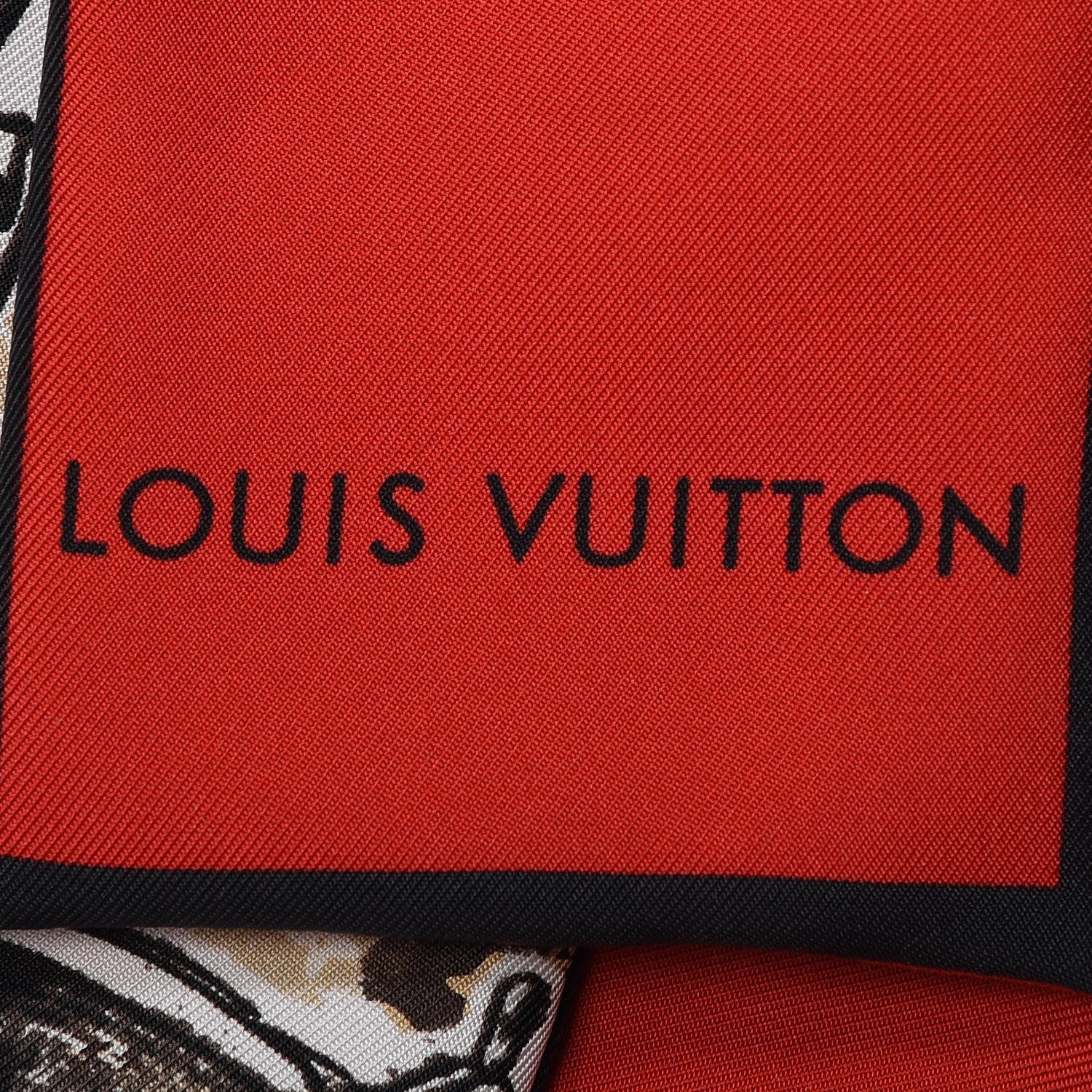 Louis Vuitton Silk Monogram Trunks Bandeau Brown 5 of 5