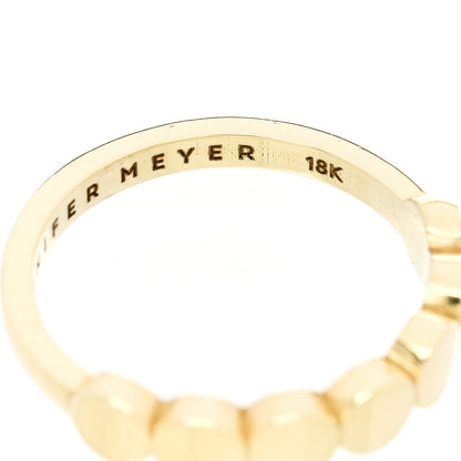 Jennifer Meyer 18K Yellow Gold Mini Circle Link Ring 49 5 5 of 5
