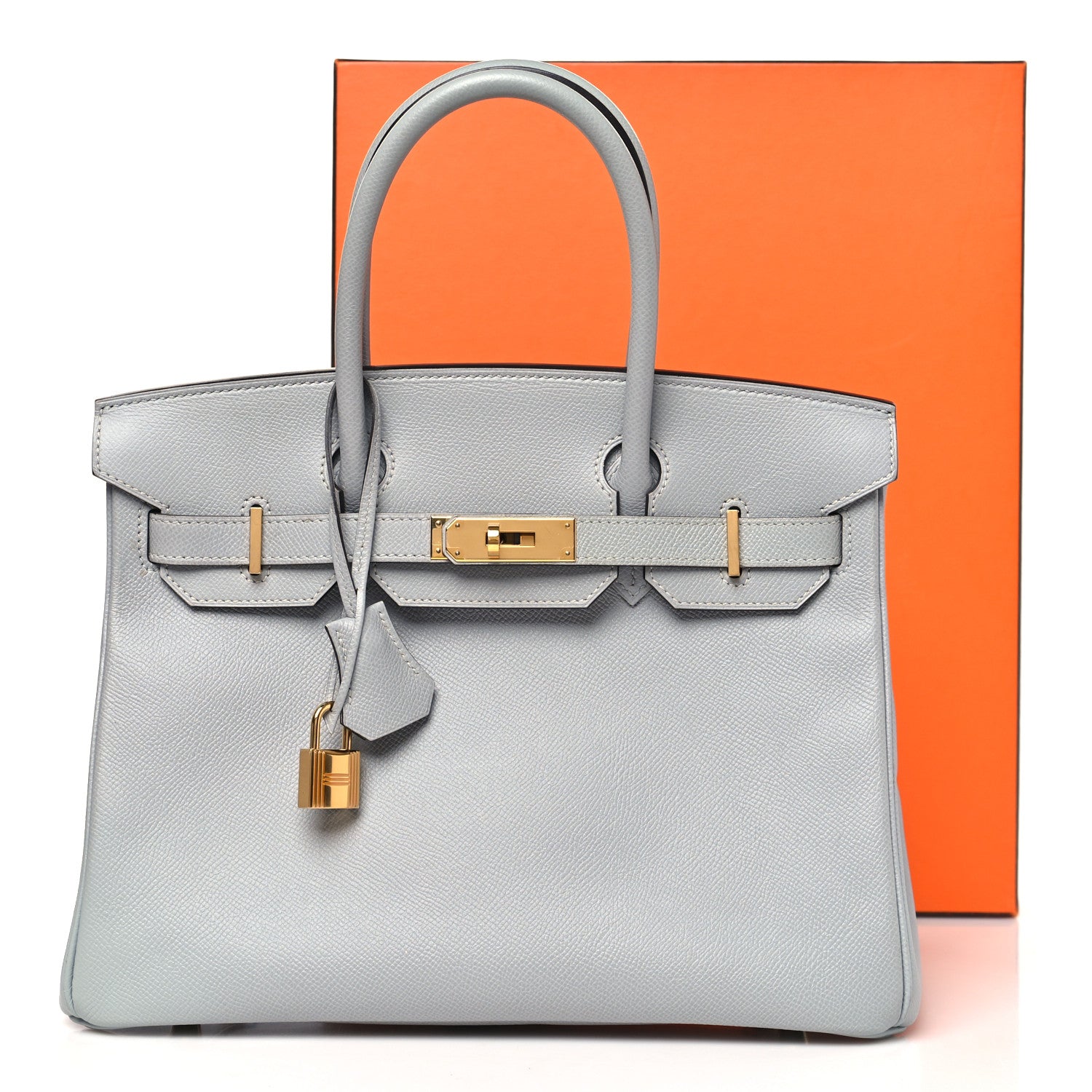 Hermes Epsom BIRKIN 30 Gris Mouette 13 of 13