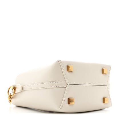 Saint Laurent Shiny Calfskin Le 37 Mini Bucket Bag Blanc Vintage 4 of 10