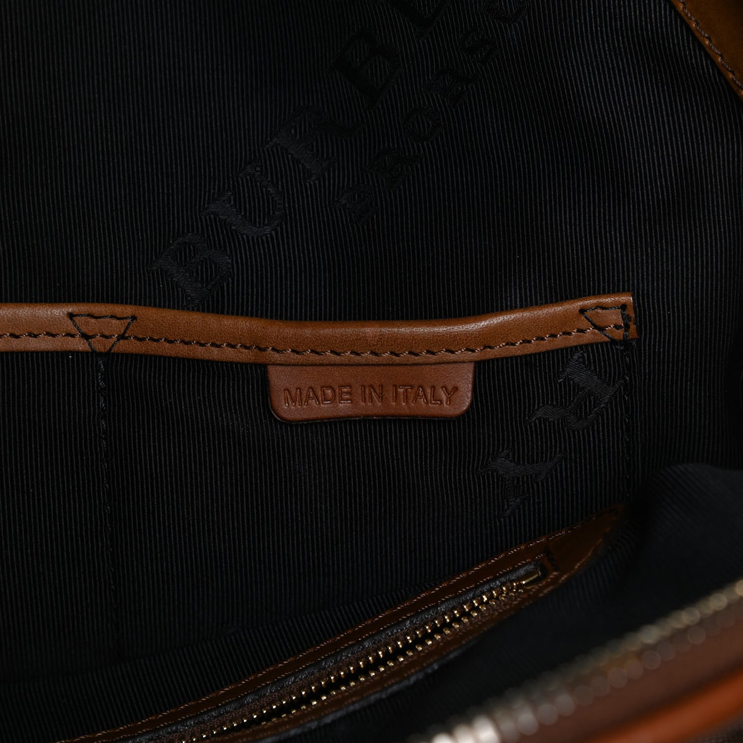 Canvas Mega Check Calfskin Medium Bloomsbury Saddle Brown