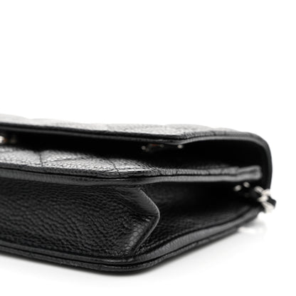 Chanel Caviar Quilted Wallet on Chain WOC Black 11 of 12