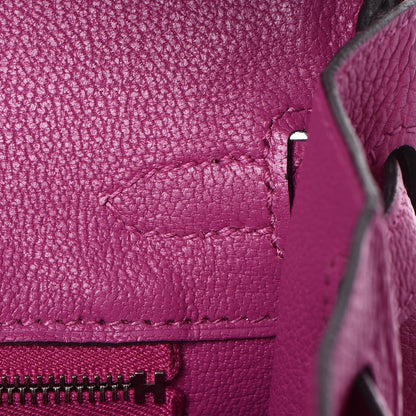 Hermes Togo Birkin 25 Rose Pourpre 15 of 37