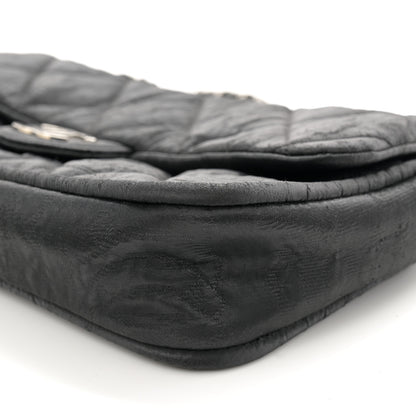 Chanel Coated Canvas Quilted Le Marais Flap Black 10 of 11