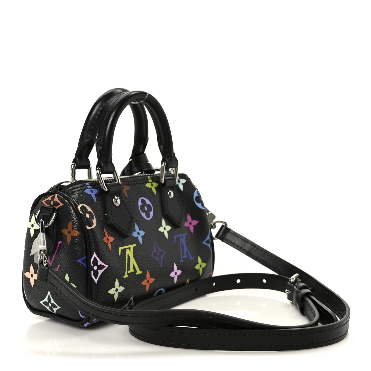 Louis Vuitton LV X TM Monogram Multicolor Nano Speedy Black 3 of 10