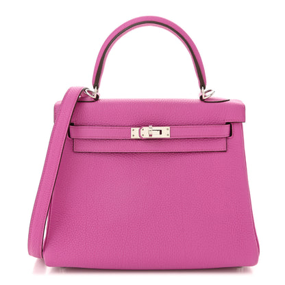 Hermes Togo Kelly Retourne 25 Magnolia 1 of 10