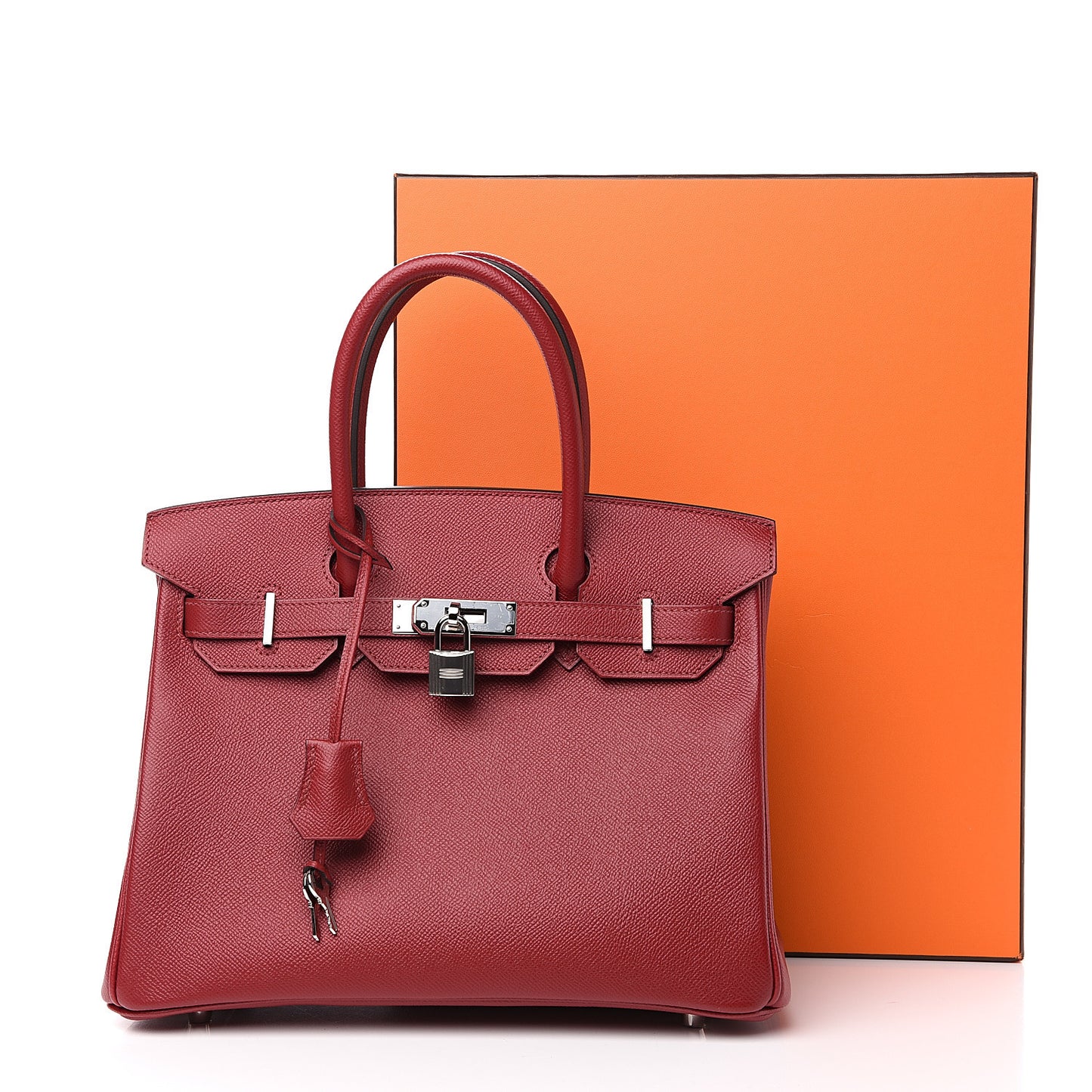 Epsom Birkin 30 Rouge Grenat