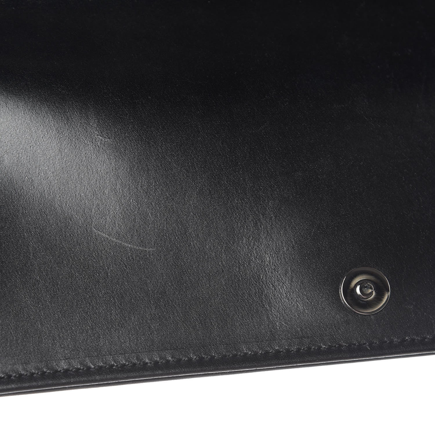 Saint Laurent Calfskin Monogram Smoking Clutch Black 9 of 9