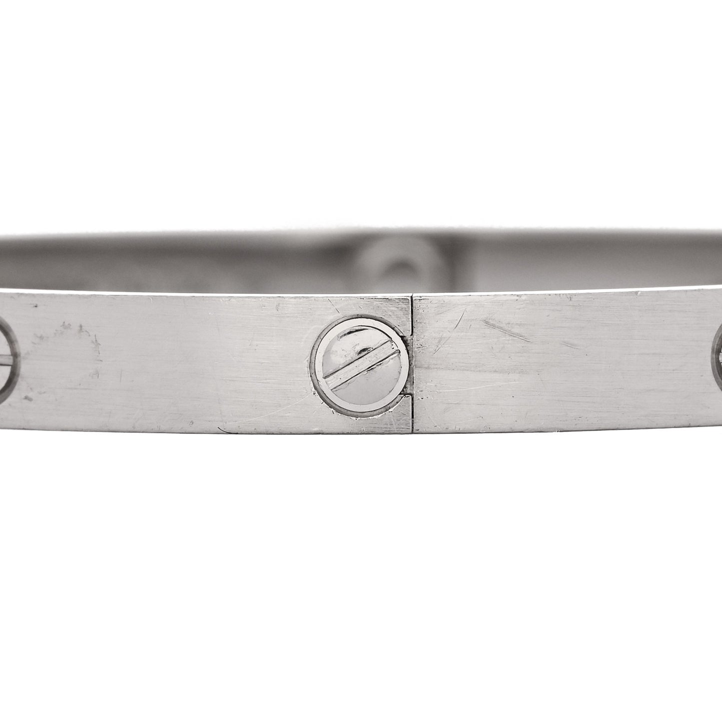 18K White Gold LOVE Bracelet 21