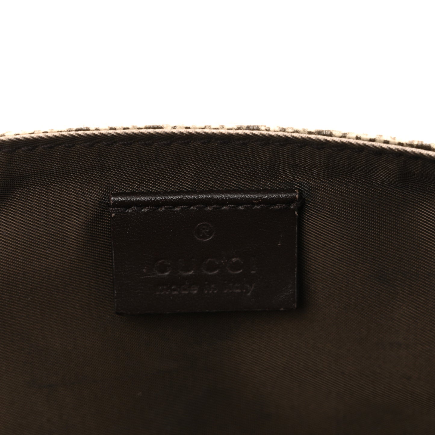 GG Plus Monogram Messenger Diaper Bag Dark Brown