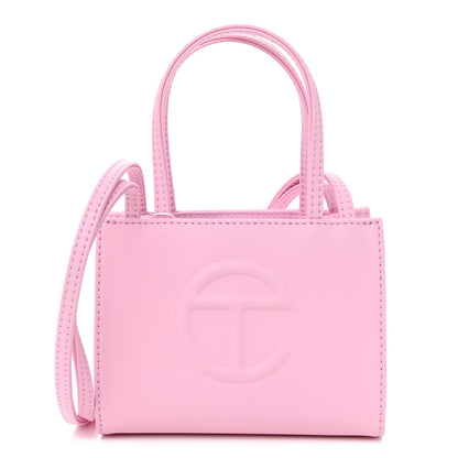 Telfar Vegan Leather Small Shopping Bag Bubblegum 1 of 9