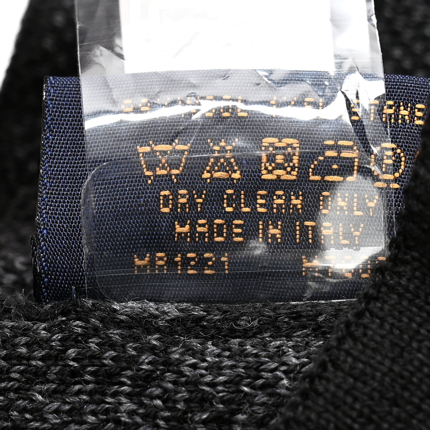 Wool Bonnet Petit Damier Graphite Beanie Hat