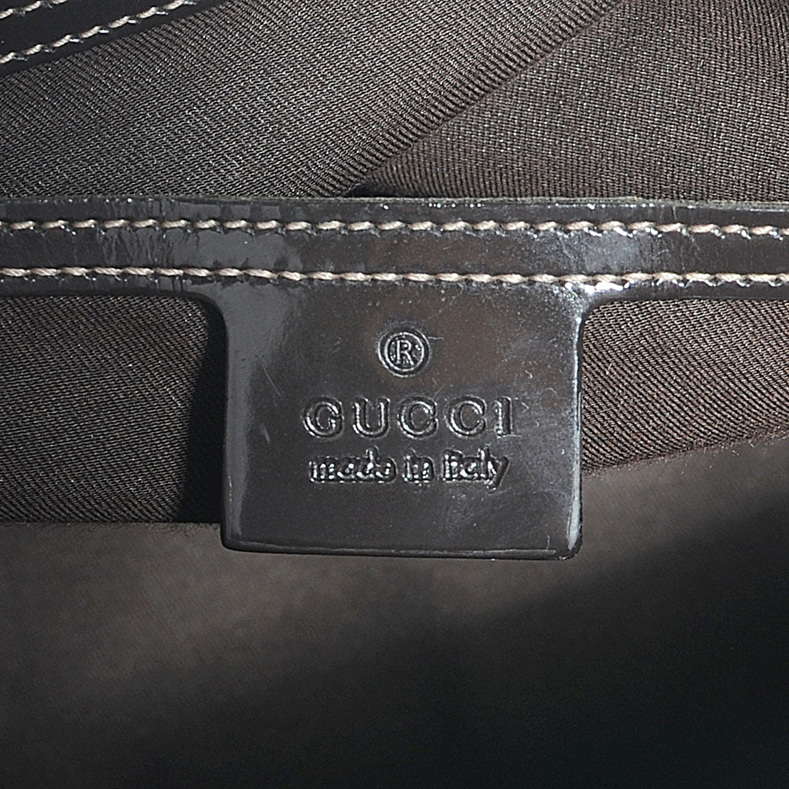 Gucci Monogram Guccissima Hearts Studded Medium Joy Boston Dark Brown 6 of 7