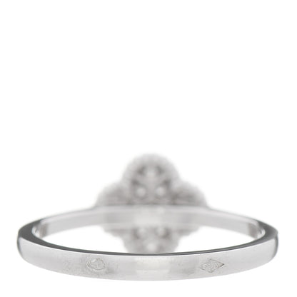 Van Cleef & Arpels 18K White Gold Diamond Sweet Alhambra Ring 55 7.25 3 of 7