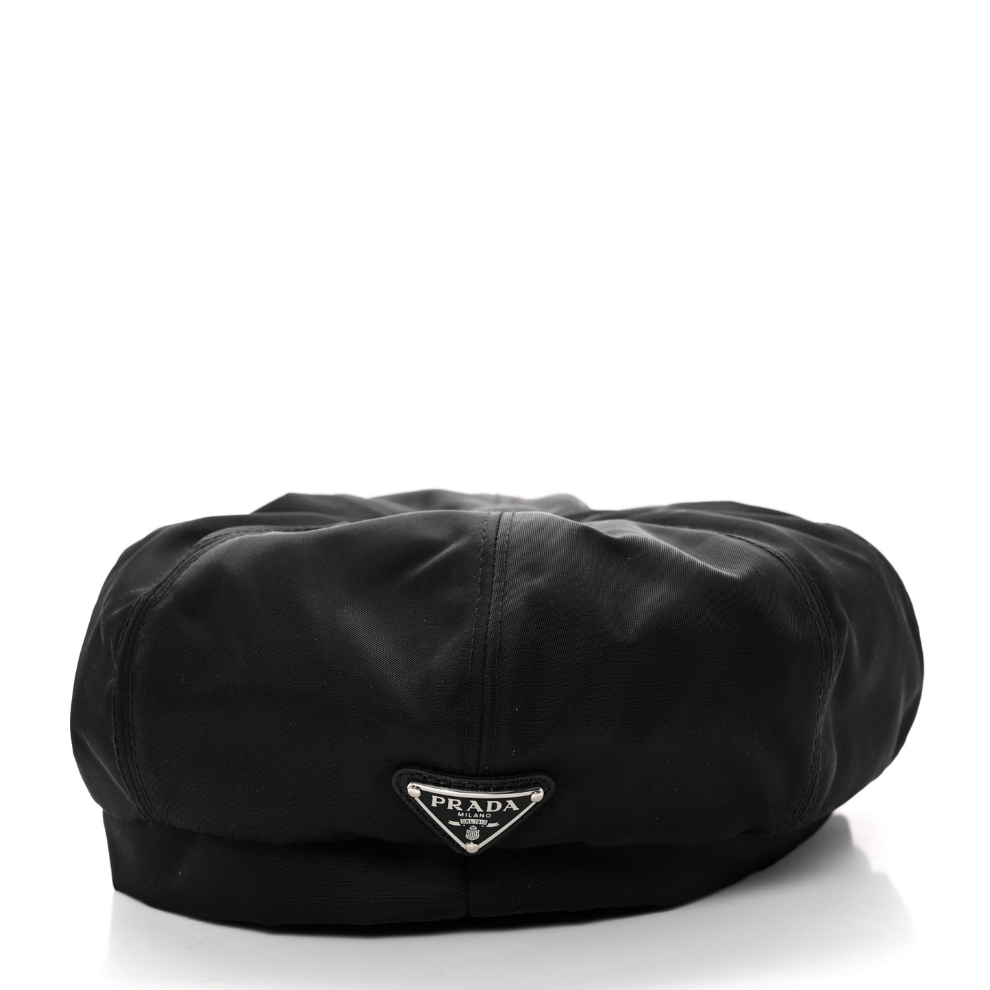 Re-Nylon Mens Newsboy Hat L Black