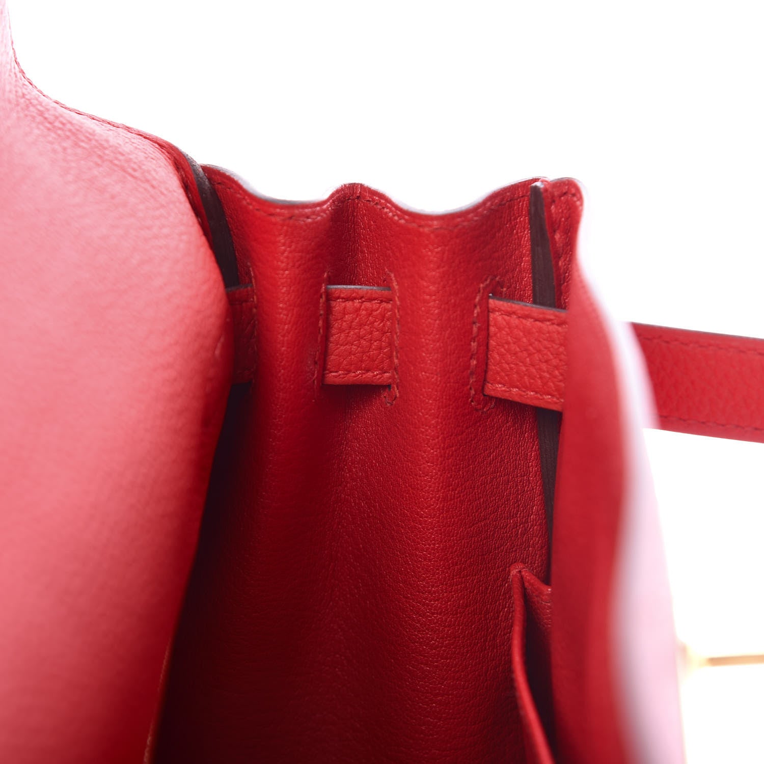 Hermes Togo Kelly Retourne 28 Rouge De Coeur 11 of 41