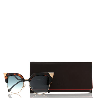 Fendi Cat Eye Iridia Sunglasses FF 0149/S Havana Gold 7 of 7