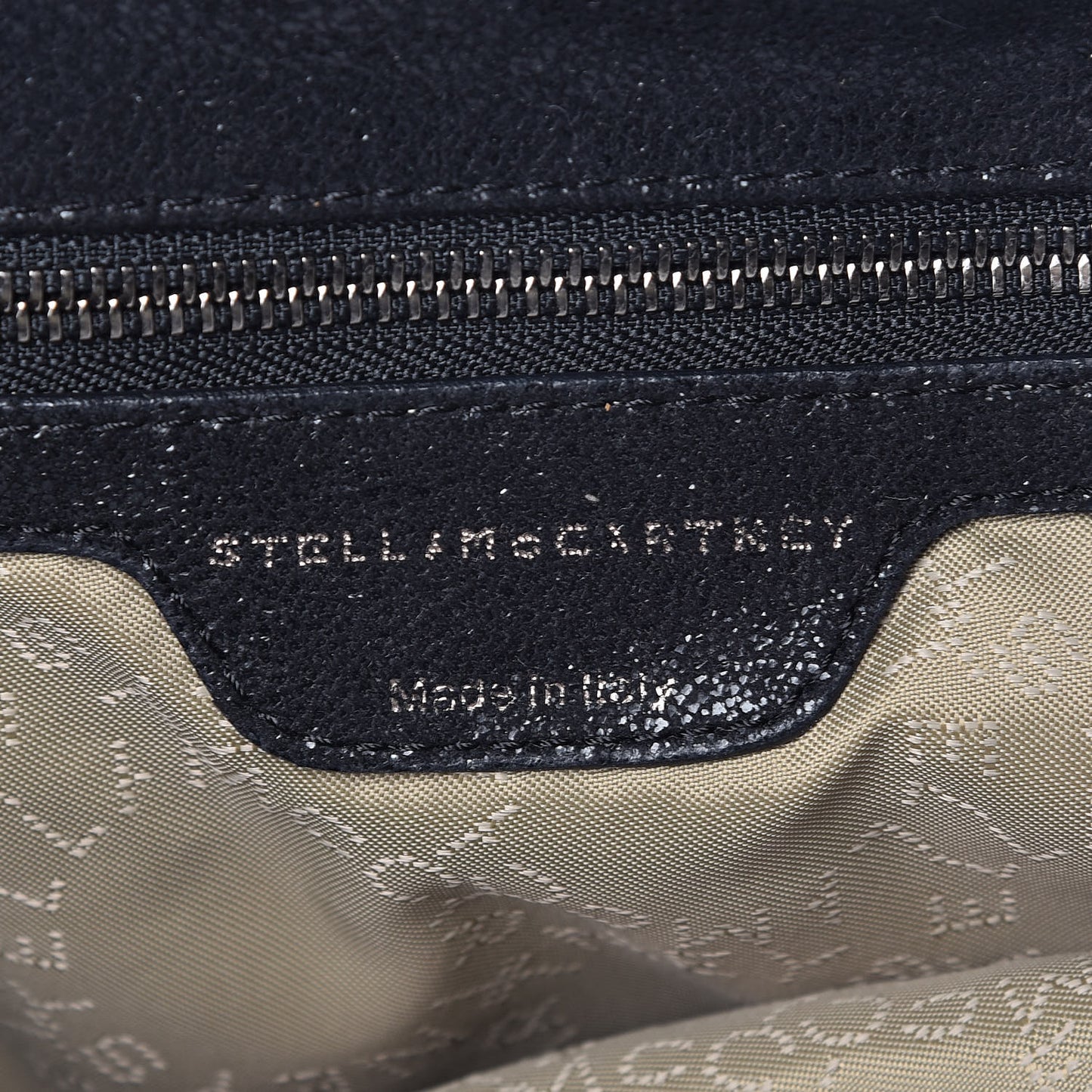 Shaggy Deer Falabella Fold Over Tote Black