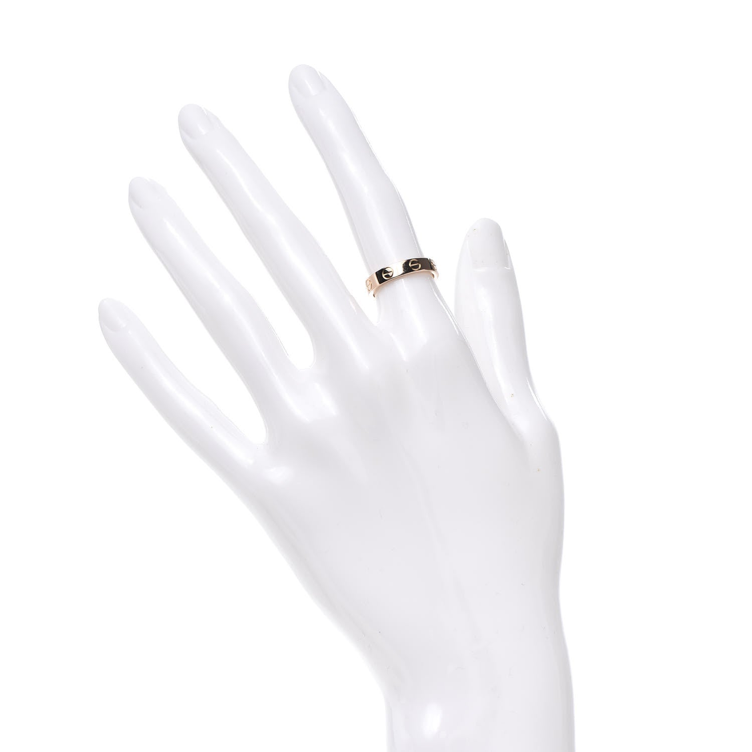 Cartier 18K Pink Gold 3.5mm LOVE Wedding Band Ring 48 4.5 2 of 4